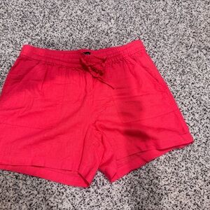 J. Crew High Waist Coral Shorts